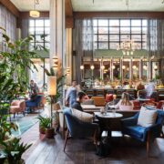 workcation in the Hoxton Chicago Lobby