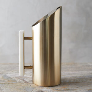 Terrain Brass + Marble Pitcher