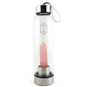 rose quartz water bottle