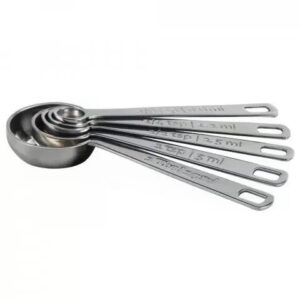 Le Creuset Stainless Steel 5-Piece Measuring Spoon Set