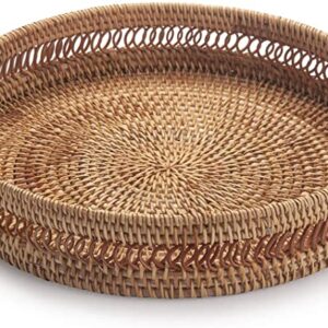 Rattan Table Organizer
