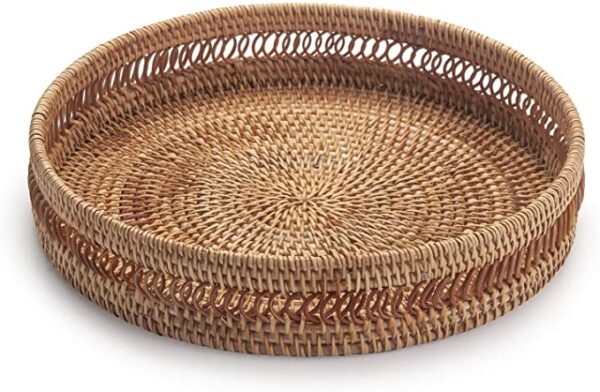 Rattan Table Organizer